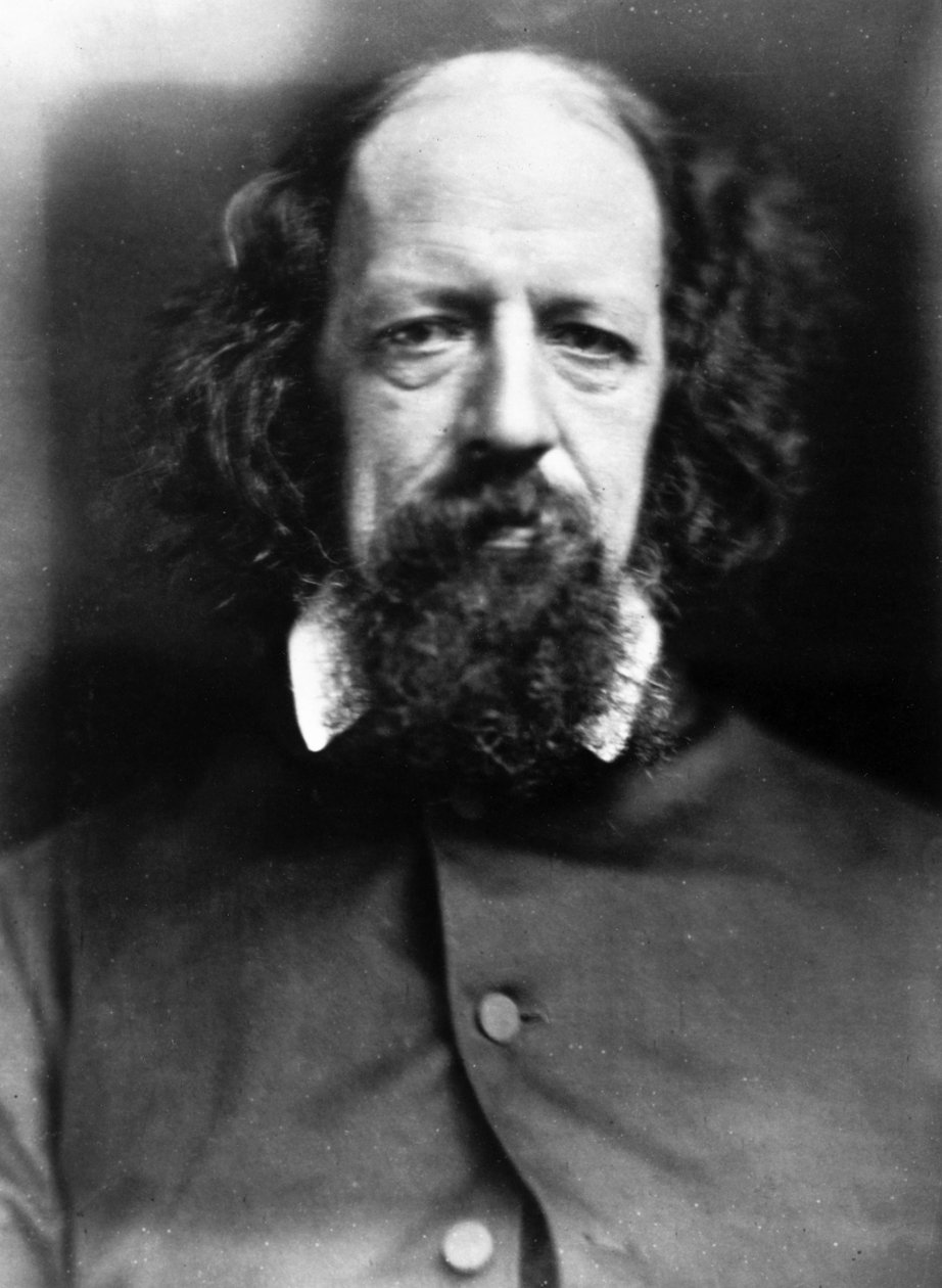 Portræt af Alfred Tennyson