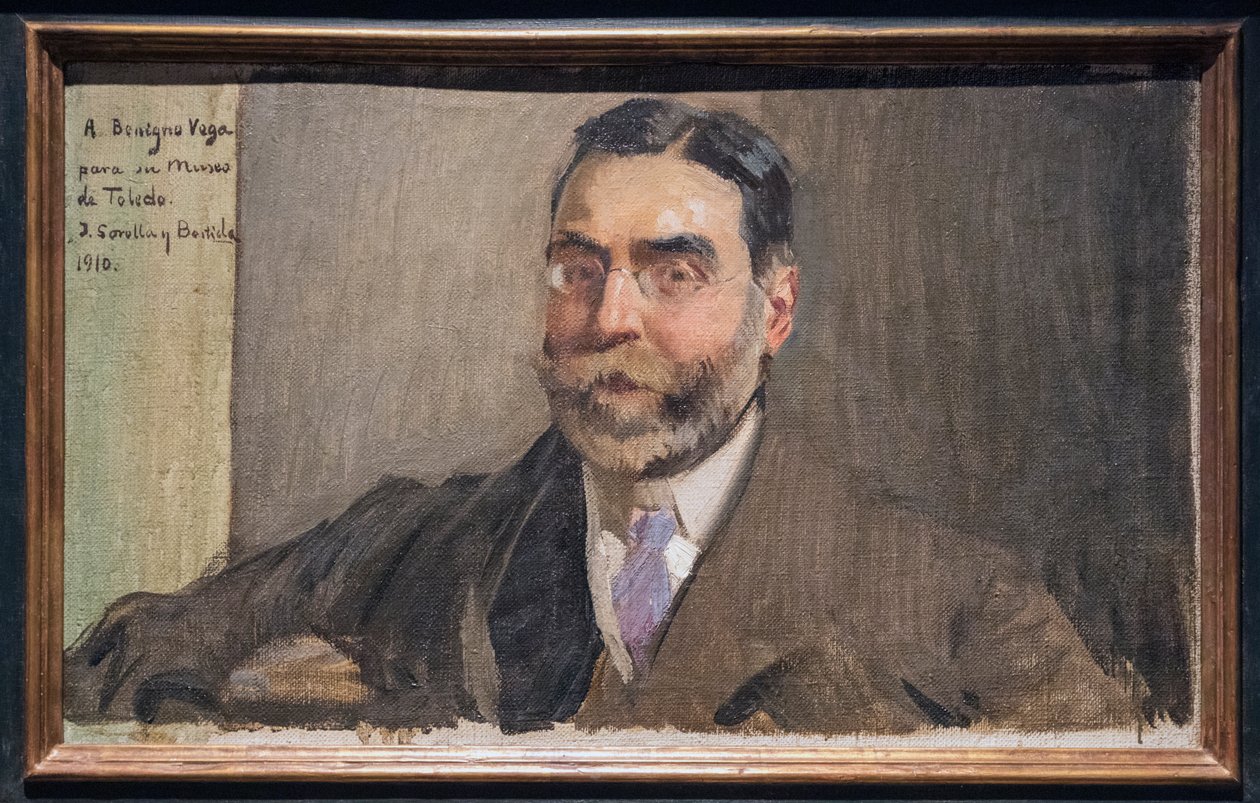 Portræt af Marques de la Vega Inclan, af Joaquin Sorolla af Unbekannt