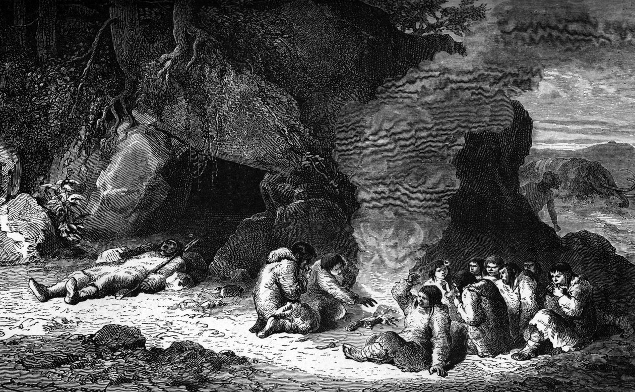 Forhistorie: begravelsesbanket af Unbekannter Künstler