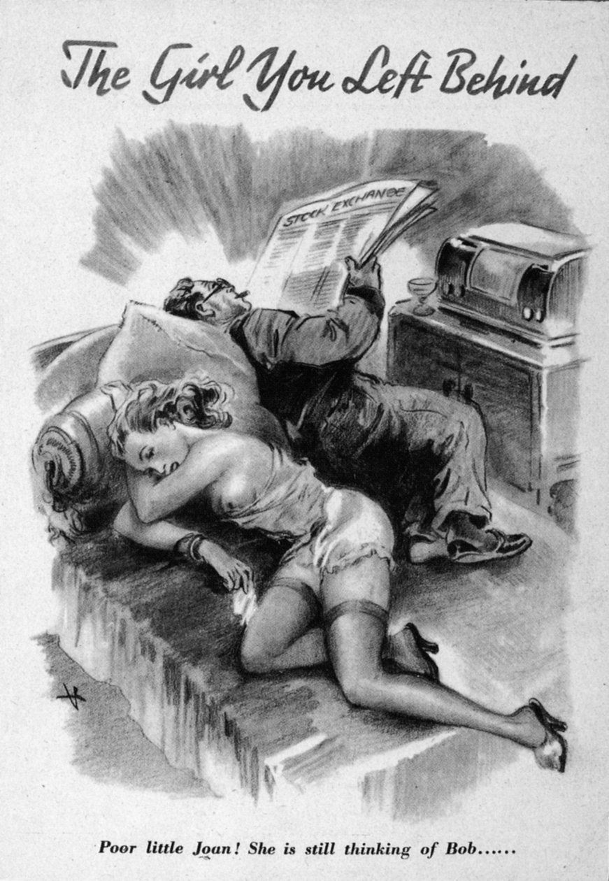 Propaganda. Pigen du efterlod. 1941 af Unbekannt