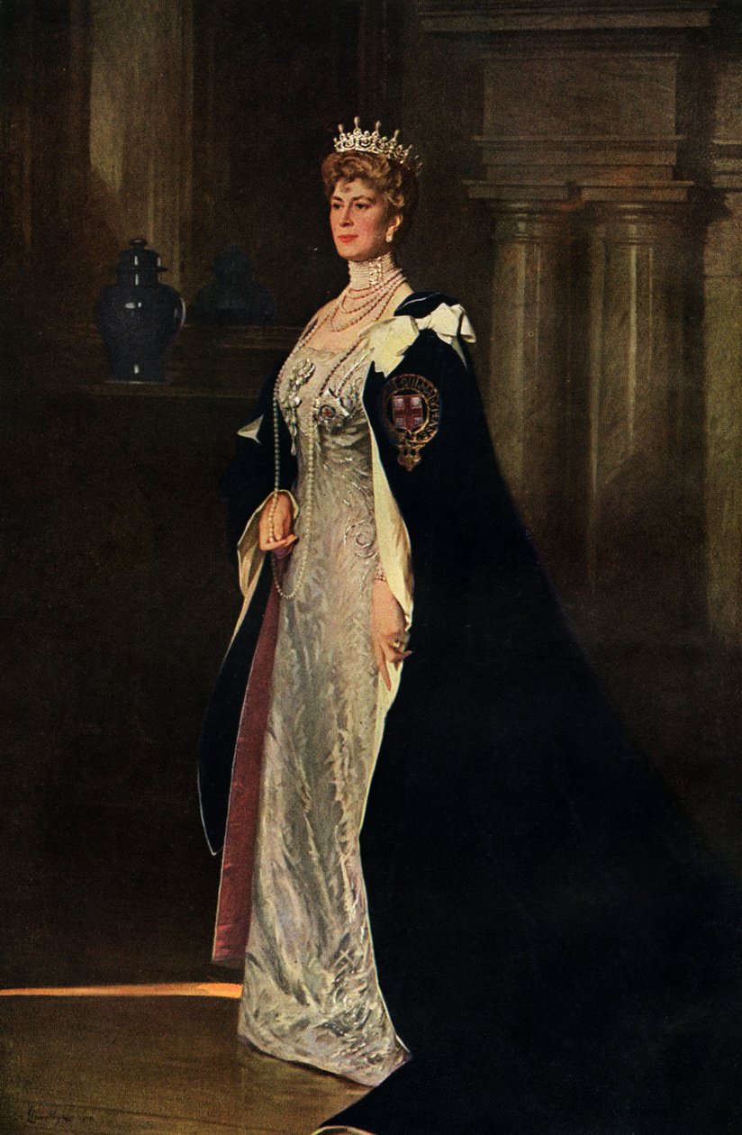 Dronning Mary 1867-1953 af Unbekannter Künstler