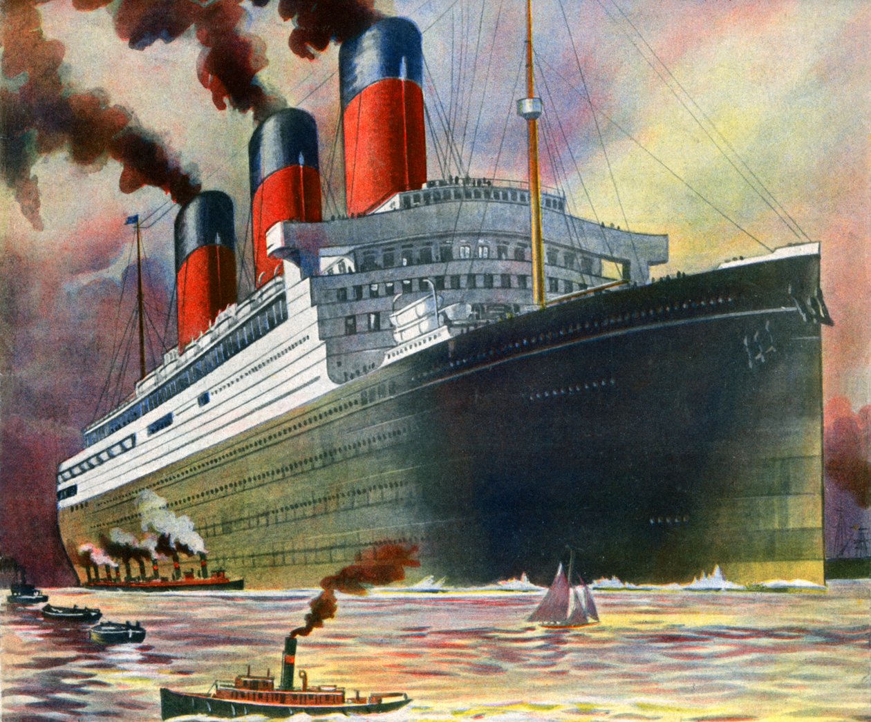 RMS Majestic af Unbekannter Künstler