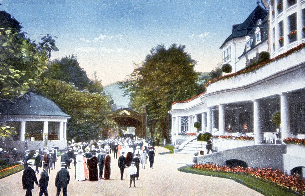 Radiumbadene i Kreuzbad, ca. 1910 (postkort) af Unbekannter Künstler