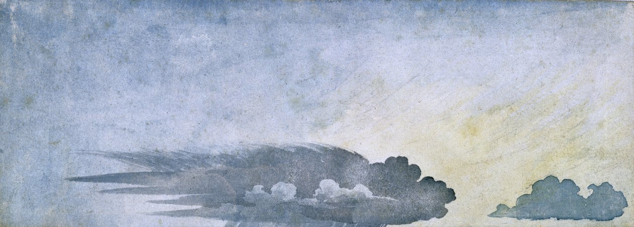 "Regn rammer jorden, ambolten er spredt ud", ca. 1803 af Unbekannter Künstler