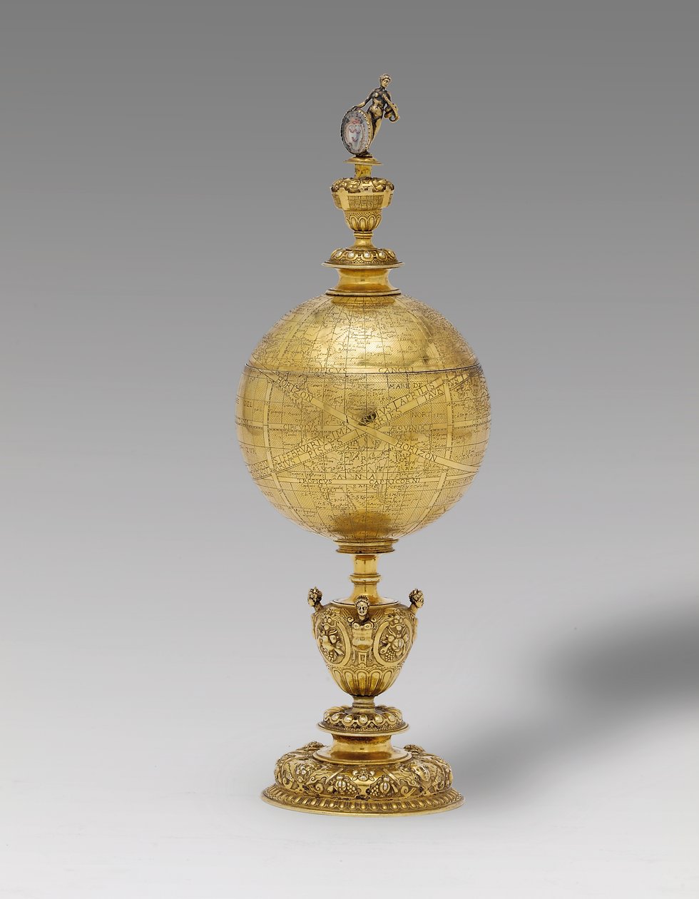 Sjælden kontinental klodebæger, nordtysk eller flamsk, ca. 1600 af Unbekannt