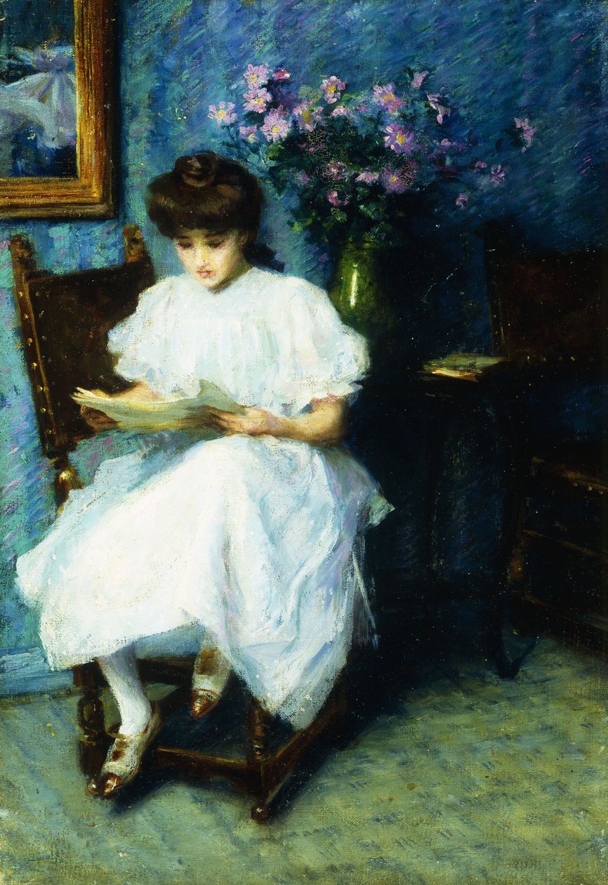 Reading in the Parlor, dani af Unbekannt