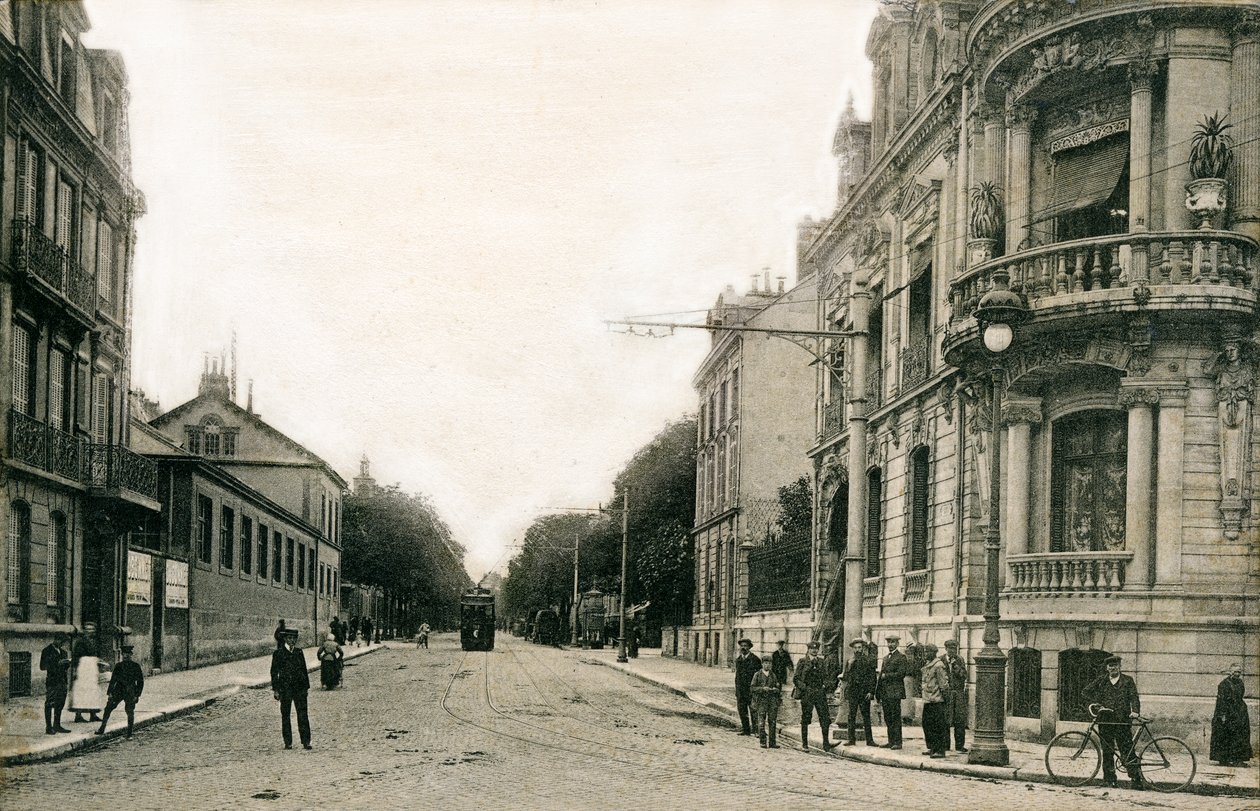 Reims: Lundy Boulevard, Ceres Esplanade i begyndelsen af det tyvende århundrede (postkort) af Benjamin Baud
