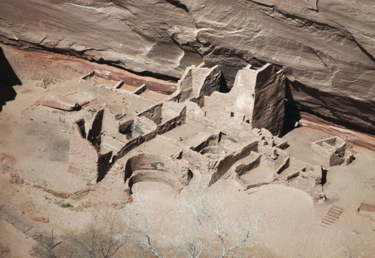 Rester af Antelope House, Canyon de Chelly National Monument, Navajo Indian Reservation, Arizona, USA (foto) af Benjamin Baud