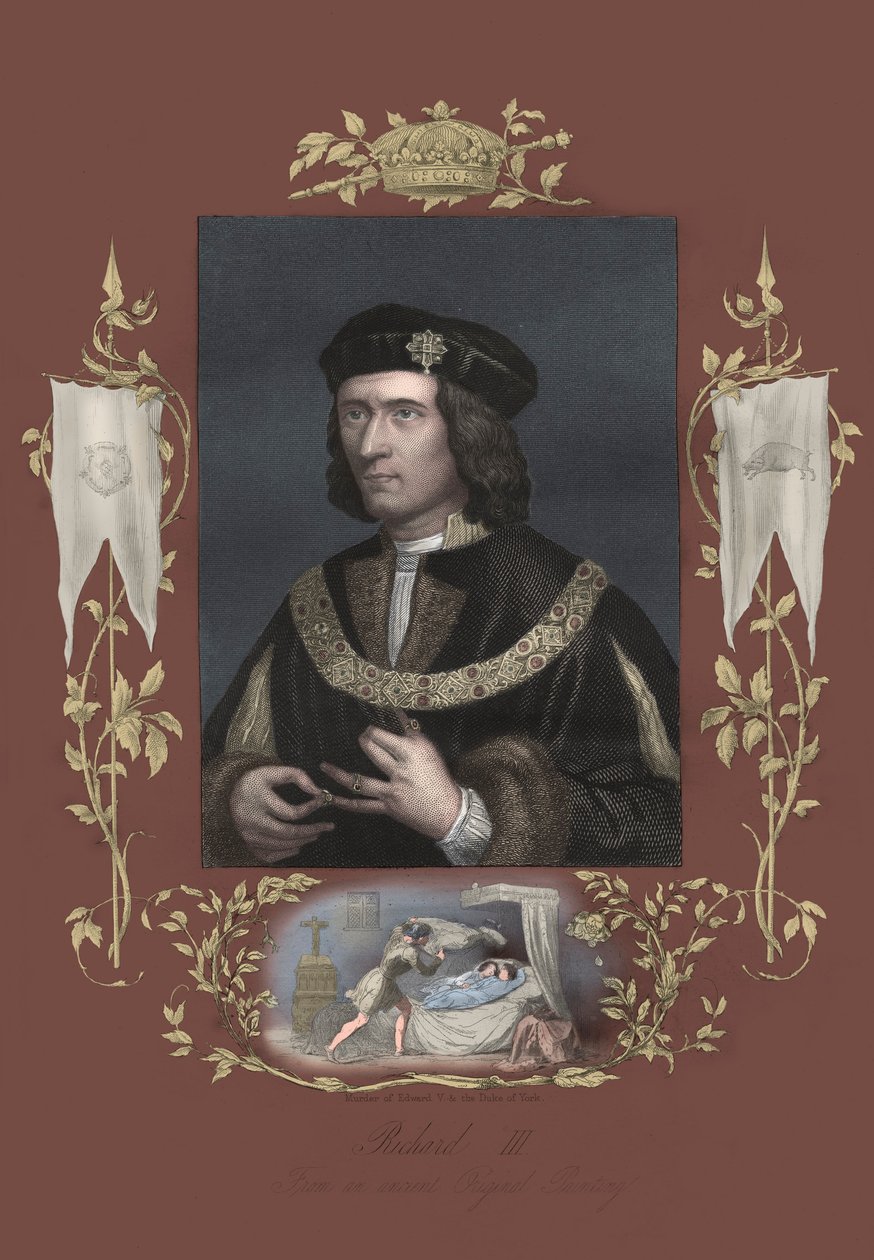 Richard III, konge af England (tryk) af Unbekannter Künstler