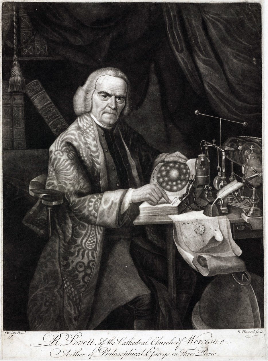 Richard Lovett, britisk fysiker, c 1750-1780 af Unbekannt