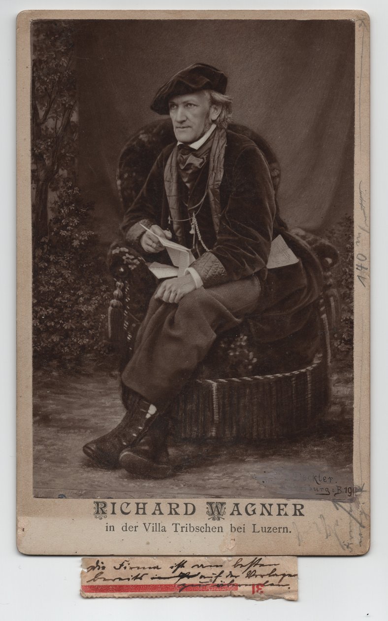 Richard Wagner (1813-1883) (1868, fotografi) af Unbekannter Künstler