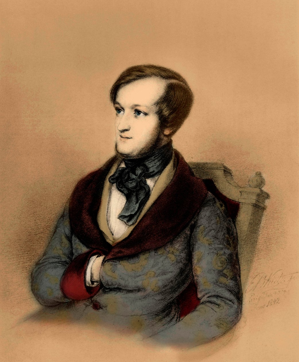 Richard Wagner i Paris af Unbekannter Künstler