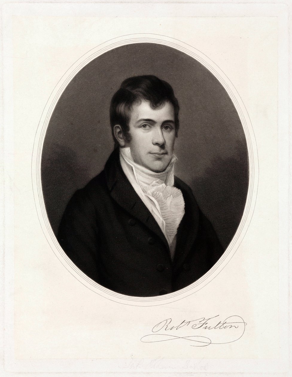 Robert Fulton, amerikansk opfinder, ca. 1800 af Unbekannt