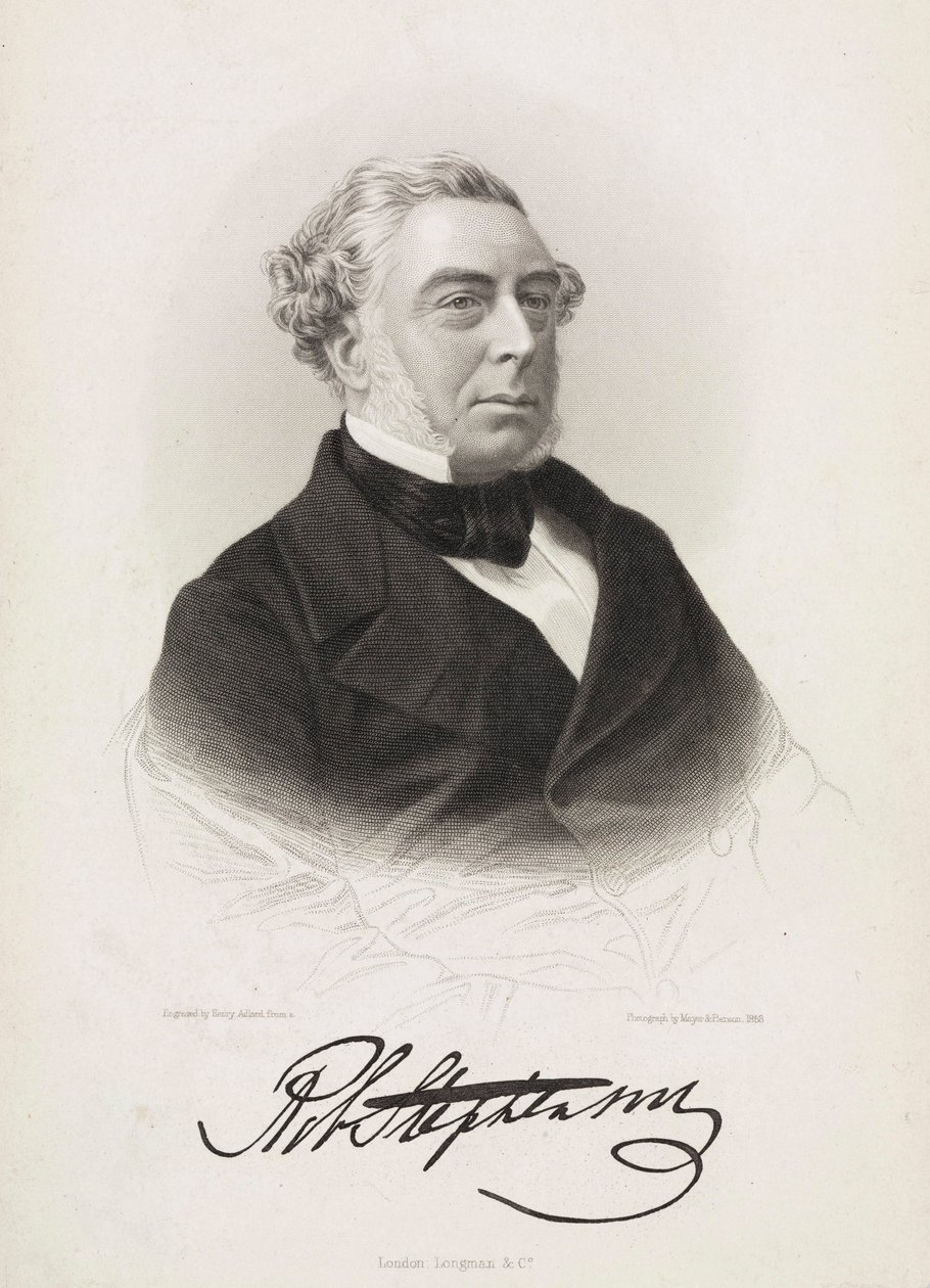 Robert Stephenson, engelsk mekaniker og civilingeniør, ca. 1850