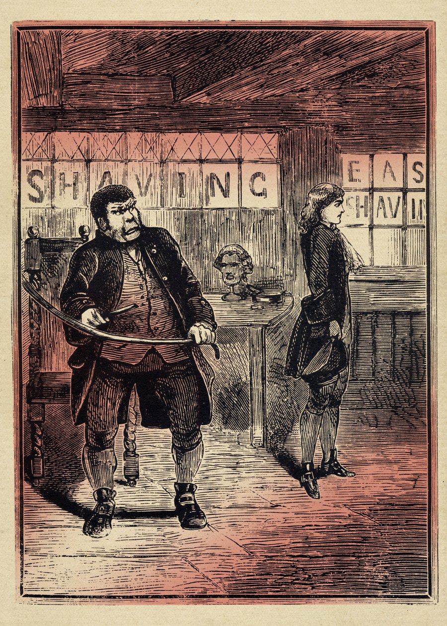 SWEENEY TODD DEN DIABOLISKE BARBER I FLEET STREET af Unbekannter Künstler