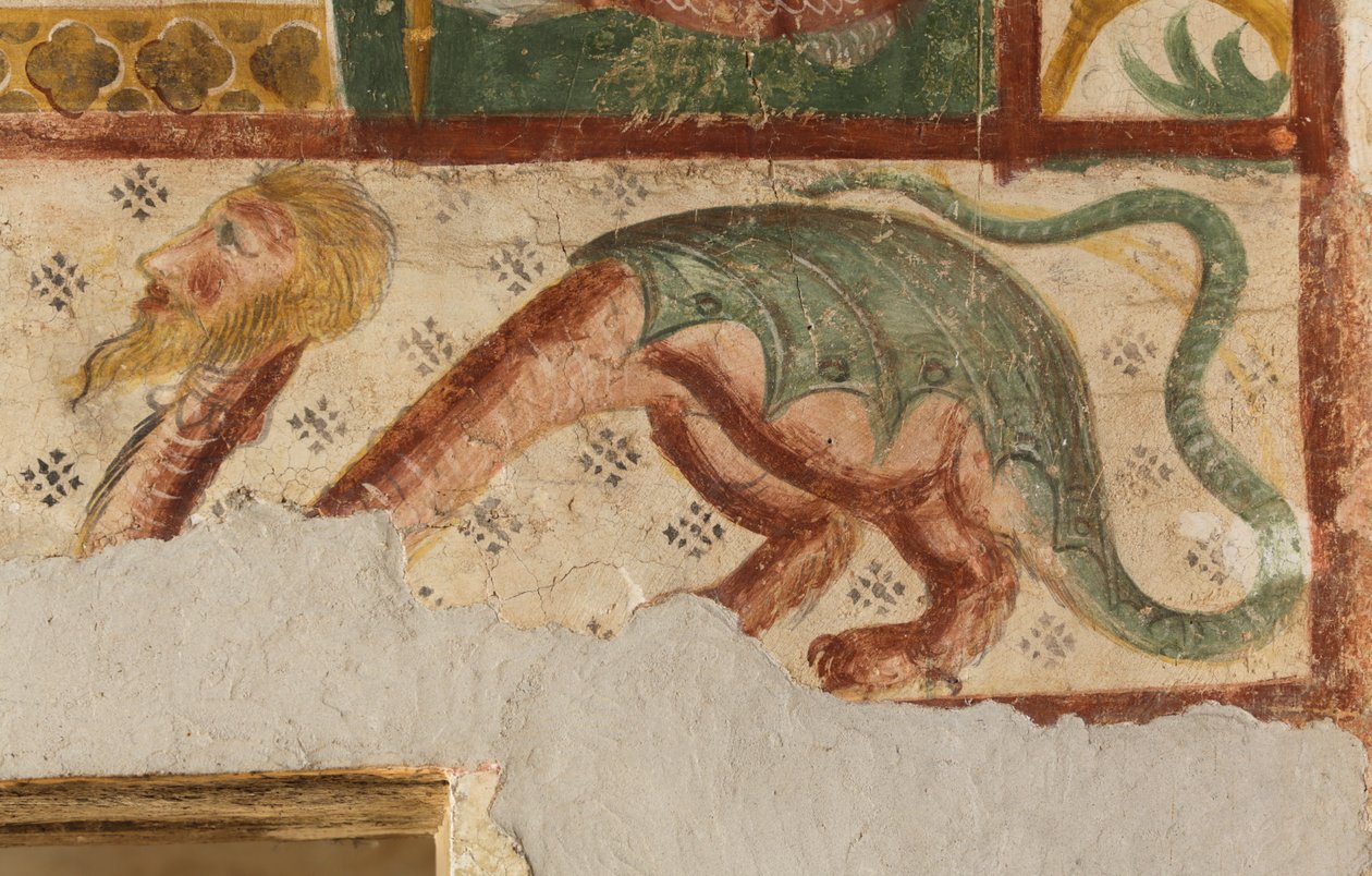 Saint Maria in Sylvis, abby, kirke, fresco, Sesto al Reghena, Friuli, Italien (foto) af Benjamin Baud