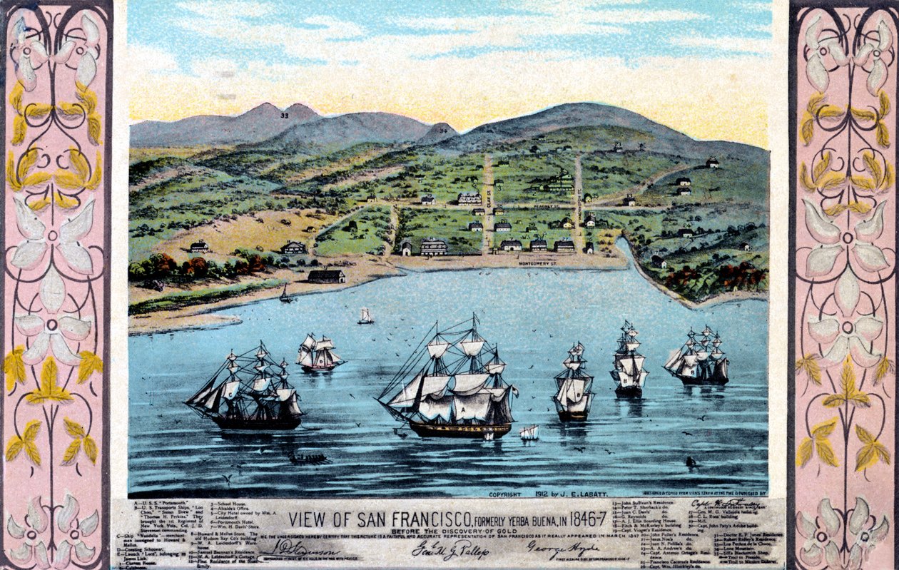 San Francisco, Californien af Unbekannter Künstler