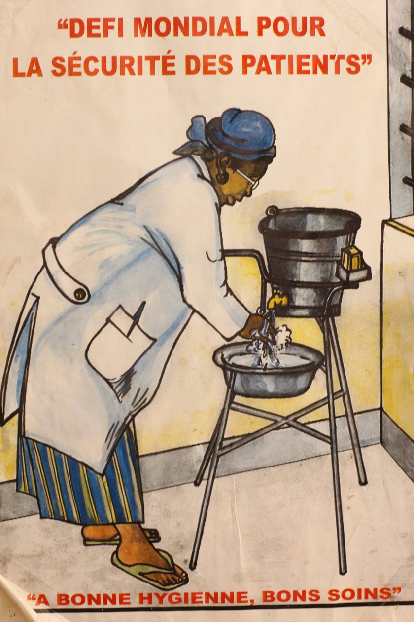 Sanitetsskilt Bamako Mali af Unbekannt