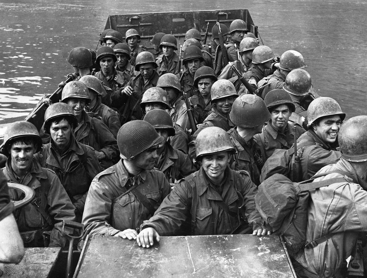 Anden Verdenskrig (1939-1945) - Anden Verdenskrig (2. Verdenskrig): Boppard nær Koblenz (Tyskland) 22. marts af Unbekannt