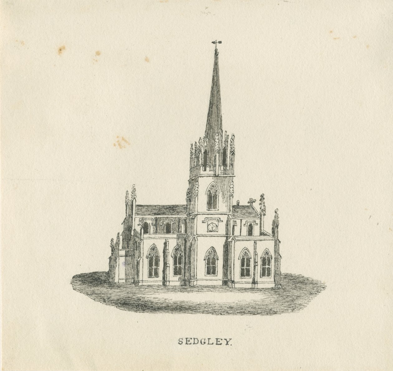 Sedgley kirke af Unbekannt
