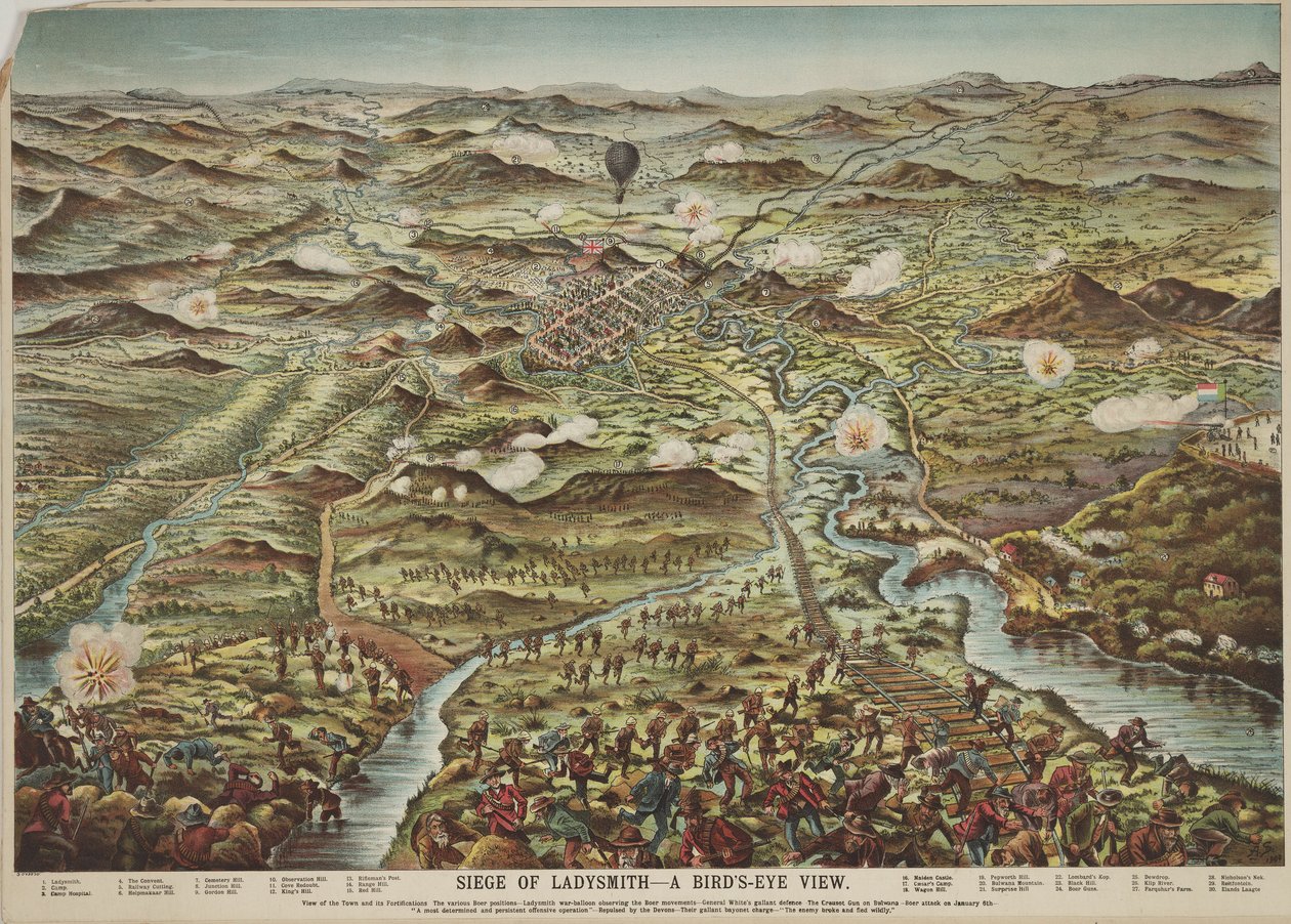 Siege of Ladysmith - et fugleperspektiv