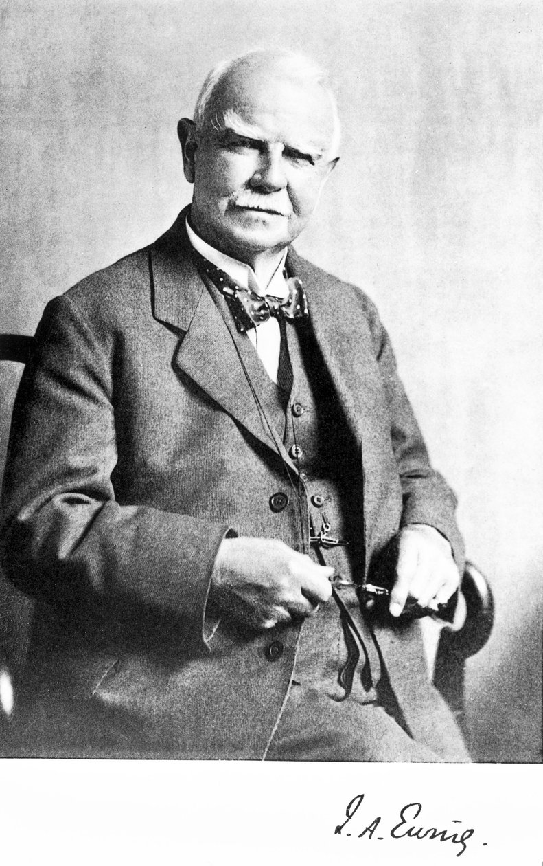 Sir James Alfred Ewing, ingeniør og fysiker, ca. 1920