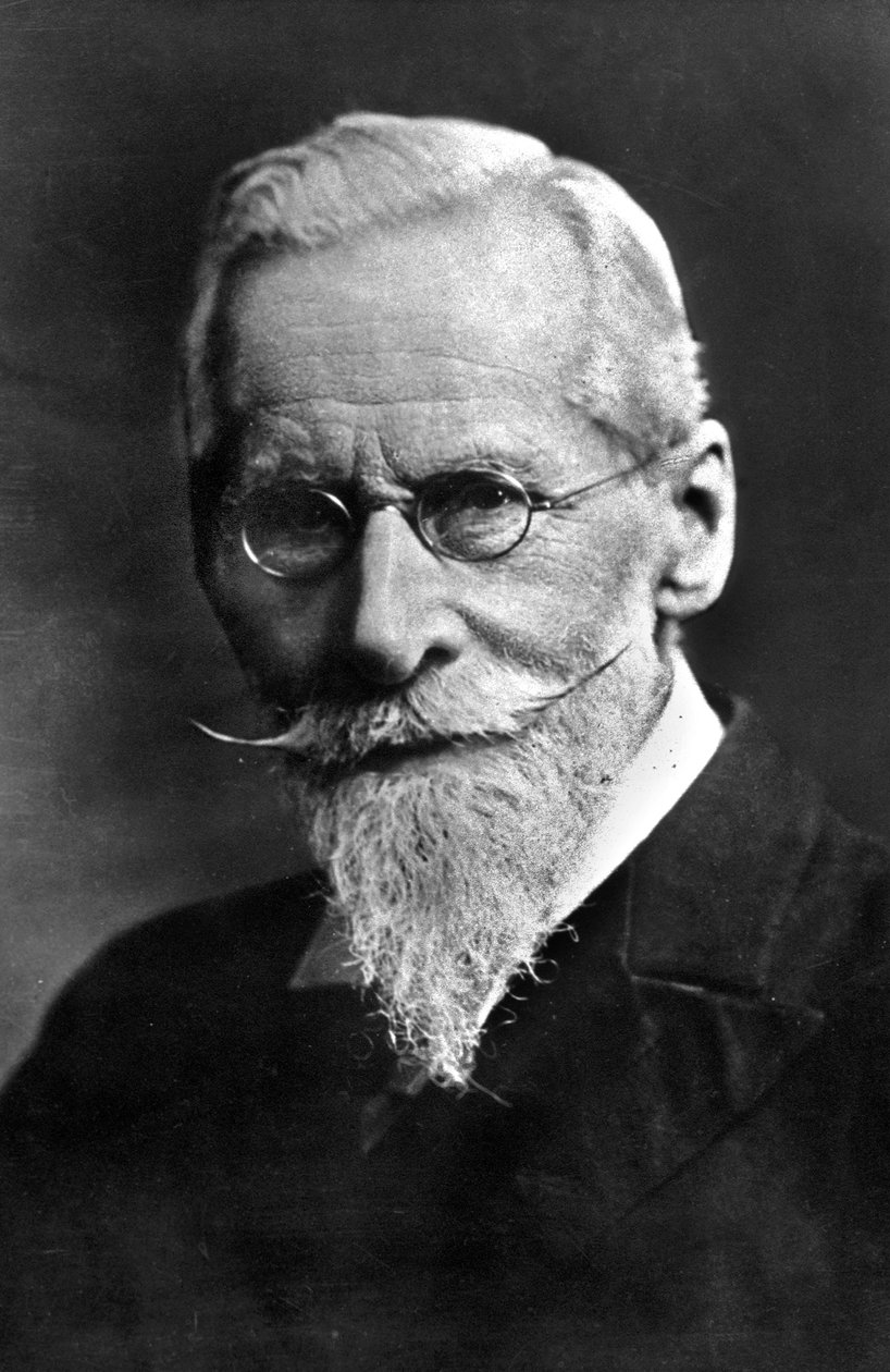 Sir William Crookes (1832-1919) engelsk videnskabsmand af Unbekannter Künstler