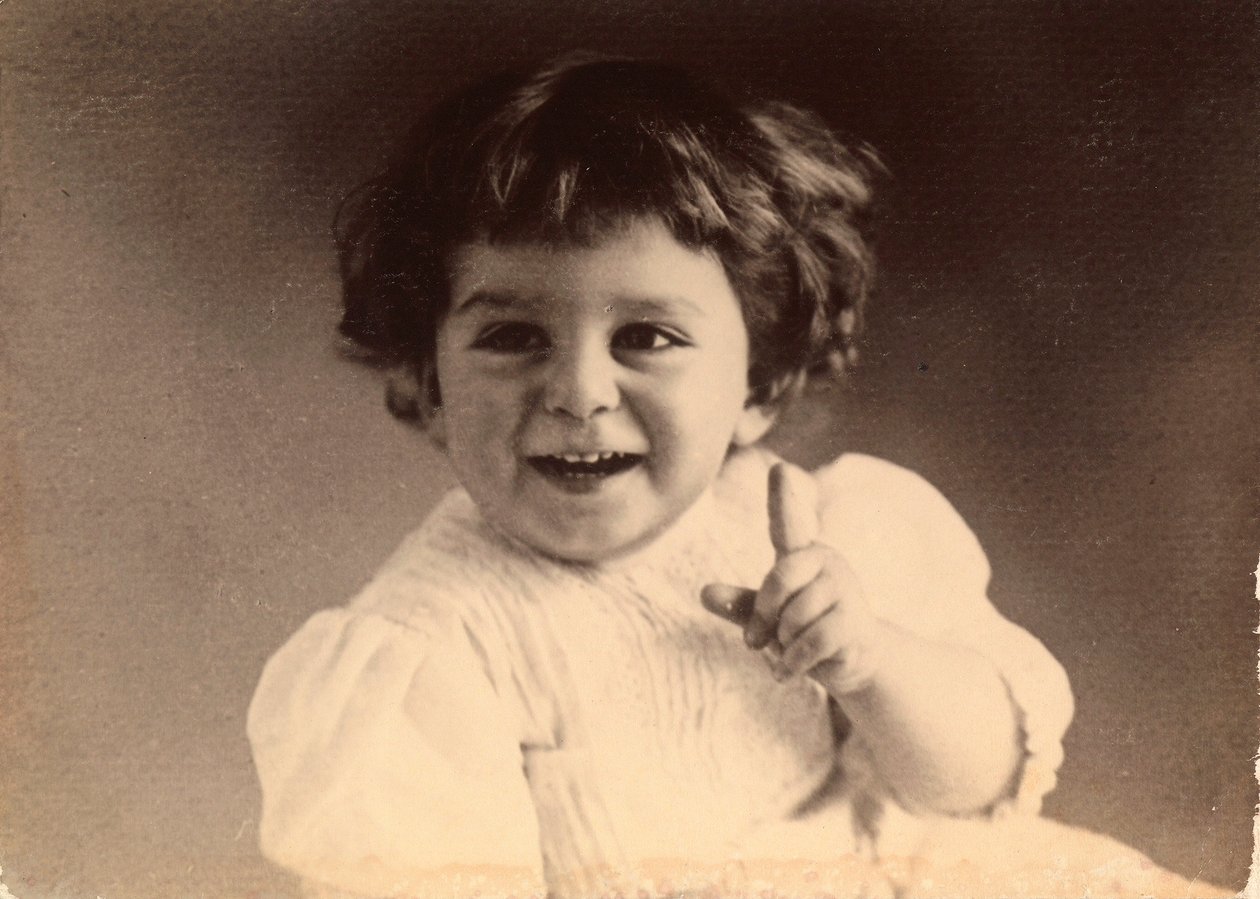 Smilende baby af Unbekannt