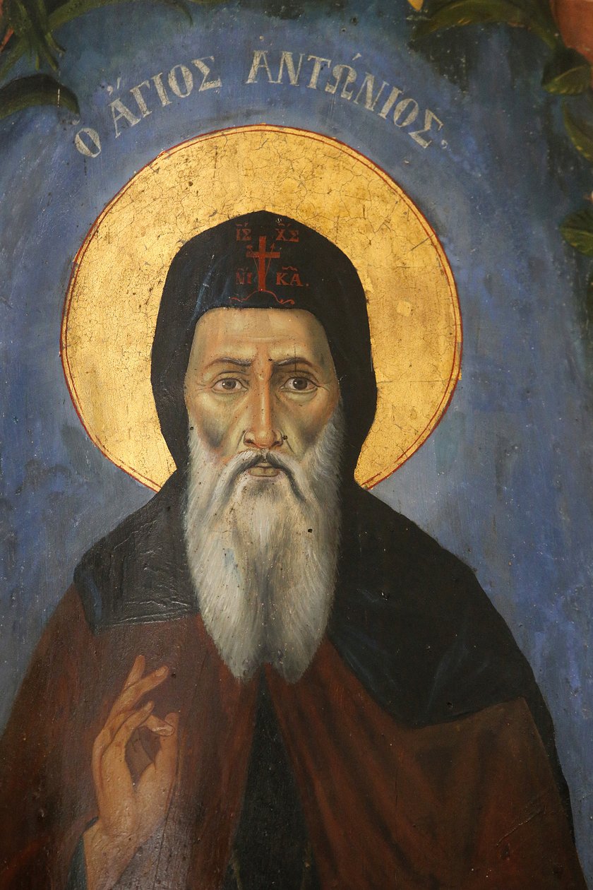 St. Anthony-ikon, 20150507, Nicosia, Cypern af Unbekannt