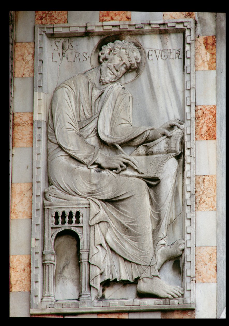 St. Luke, relief fra nordsiden af basilikaen af Unbekannt
