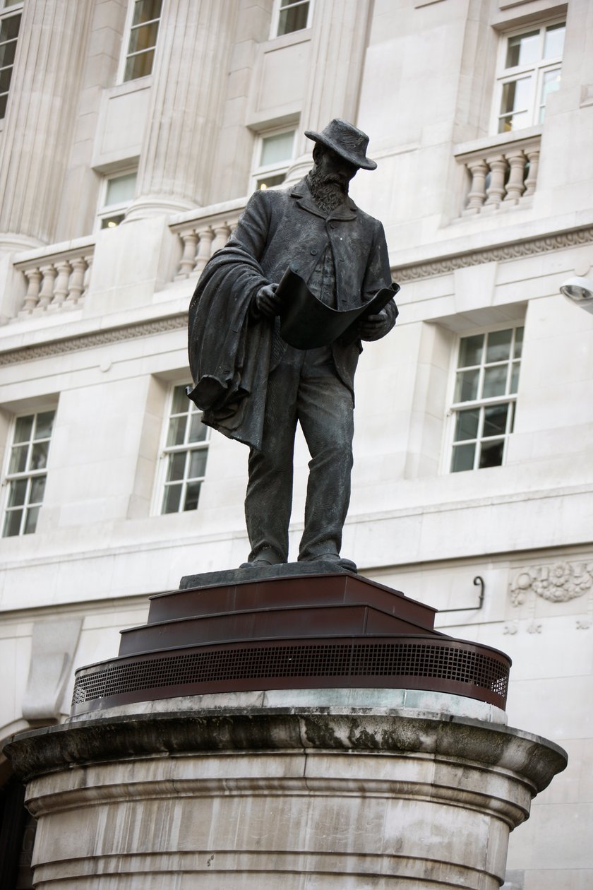 Statue af James Henry Greathead, London (foto) af Unbekannt