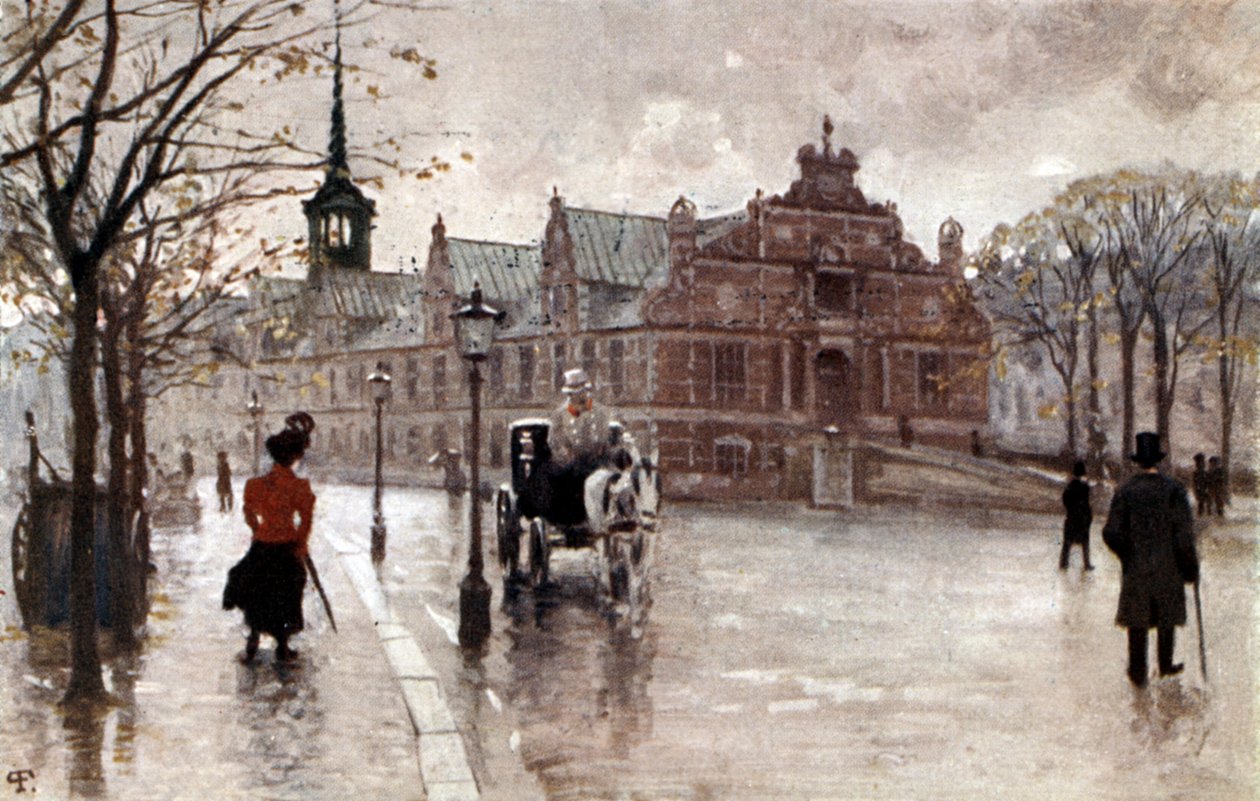 Børsen i København, Danmark, begyndelsen af 1900-tallet (postkort) af Unbekannter Künstler