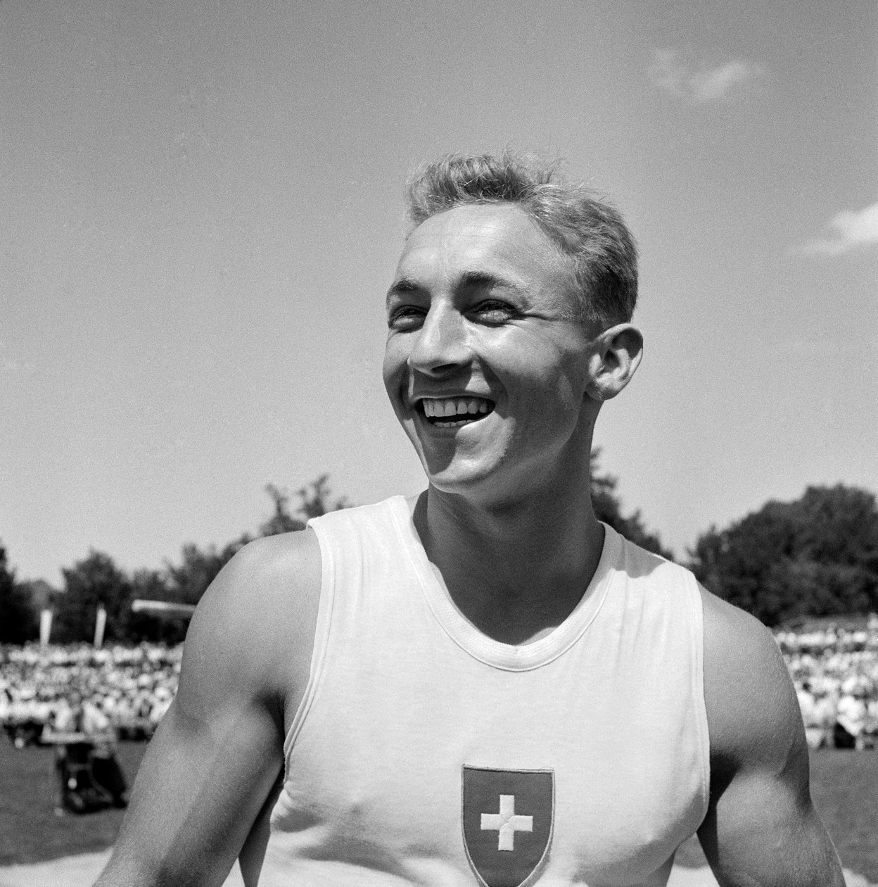 Schweiz kunstgymnastik Hans Eugster (s/h foto) af Unbekannt
