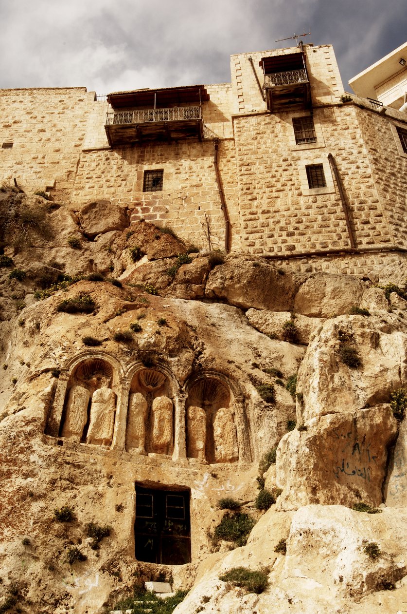 Syrien - Saydnaya. Vor Frue af Saydnayas kloster, 547 e.Kr af Benjamin Baud