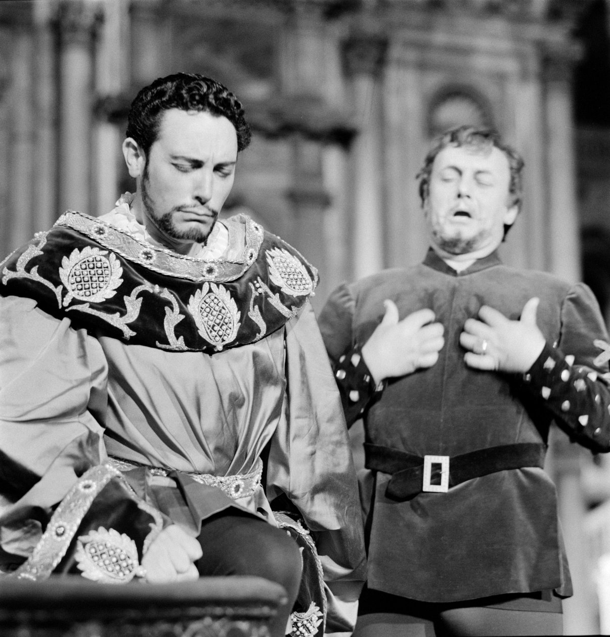 LA FENICE TEATER: OTELLO (Othello) - OPERASANGERNE MARIO DEL MONACO - PALAZZO DUCAL - VENEDIG - 1960 af Unbekannt