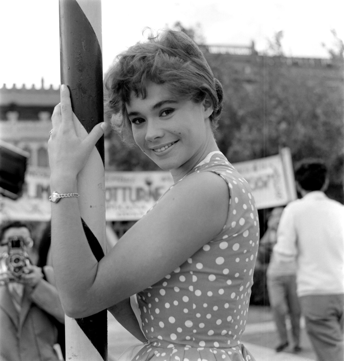 SKUESPILLEREN HEATHER SEARS I VENICE LIDO - 1957 af Unbekannt