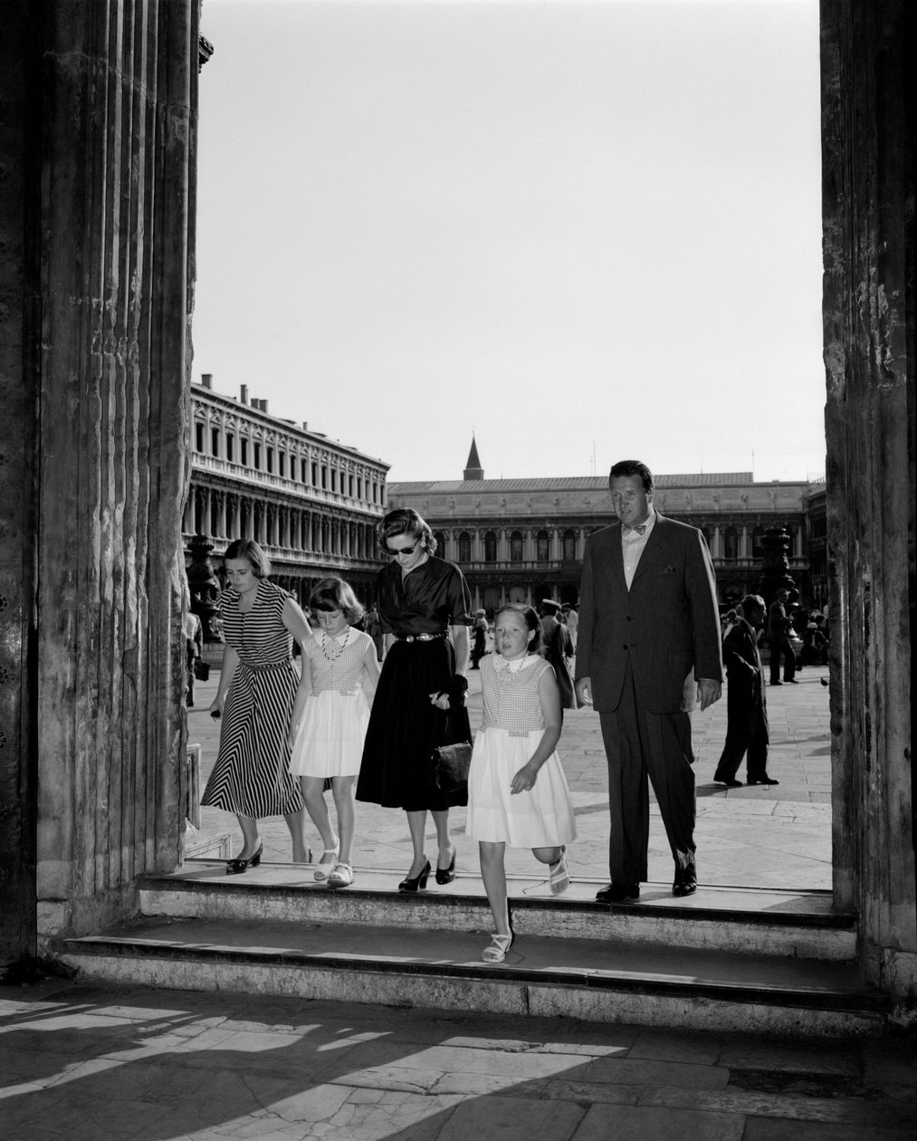 ERHVERVSMANDEN HENRY FORD II MED SIN FAMILIE PÅ SAINT MARK