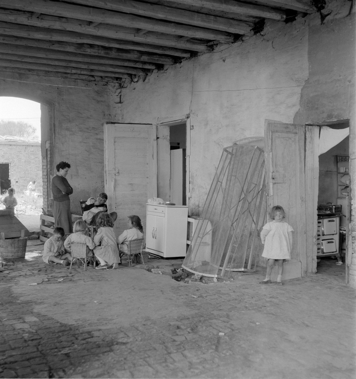 SACCA San BIAGIO I GIUDECCA (VENEDIG): øen i lagunen, hvor Venedigs lossepladser er akkumuleret, indbyggere. 1965 af Unbekannt