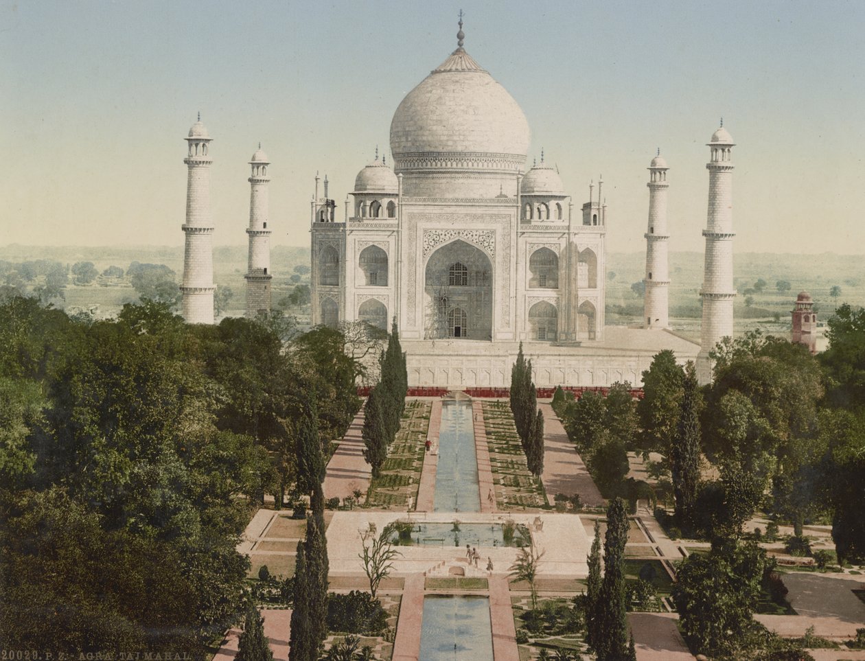 Taj Mahal, 1890-1900 af Unbekannt