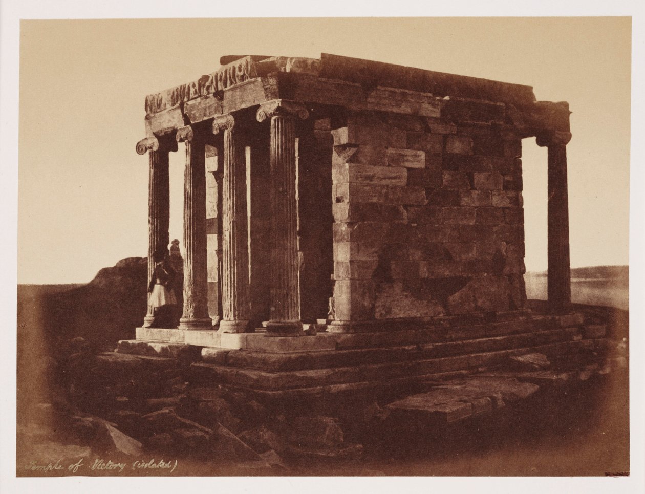 Sejrens tempel, Athen, ca 1849 af Unbekannt