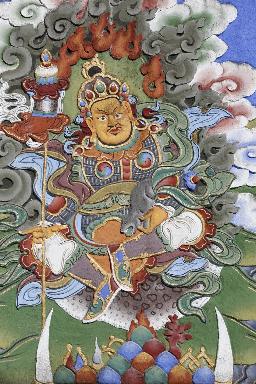 Tempel for de tusinde Buddhaer Dashang Kagyu Ling menighed Templets vogter, La Boulaye, Frankrig af Unbekannt