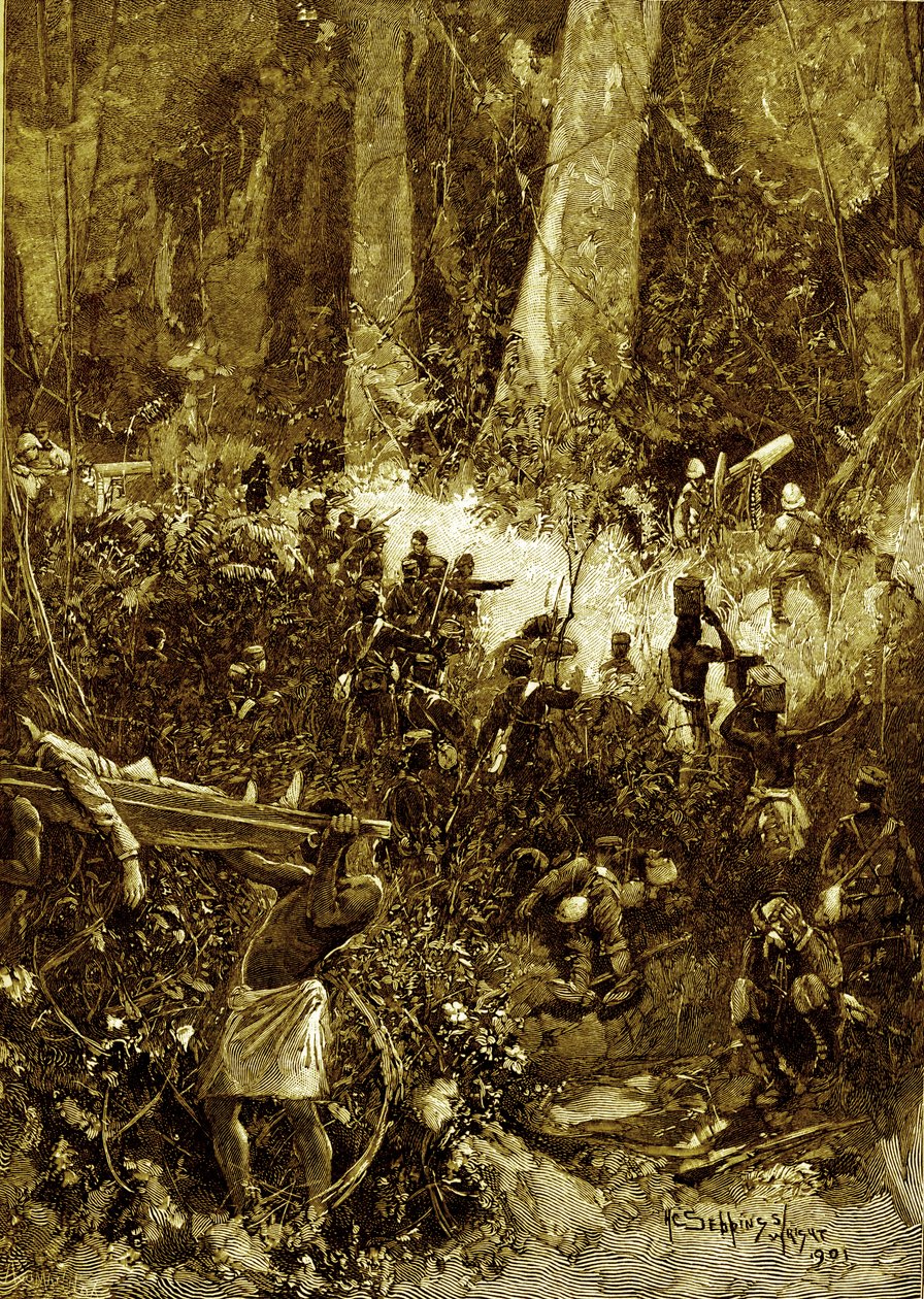 Ashanti-krigen i 1900: En kamp i skoven af Unbekannter Künstler