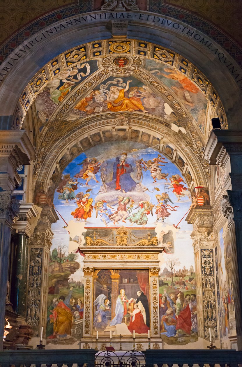 Carafa-kapellet, Santa Maria sopra Minerva, Rom, Italien (foto) af Unbekannter Künstler