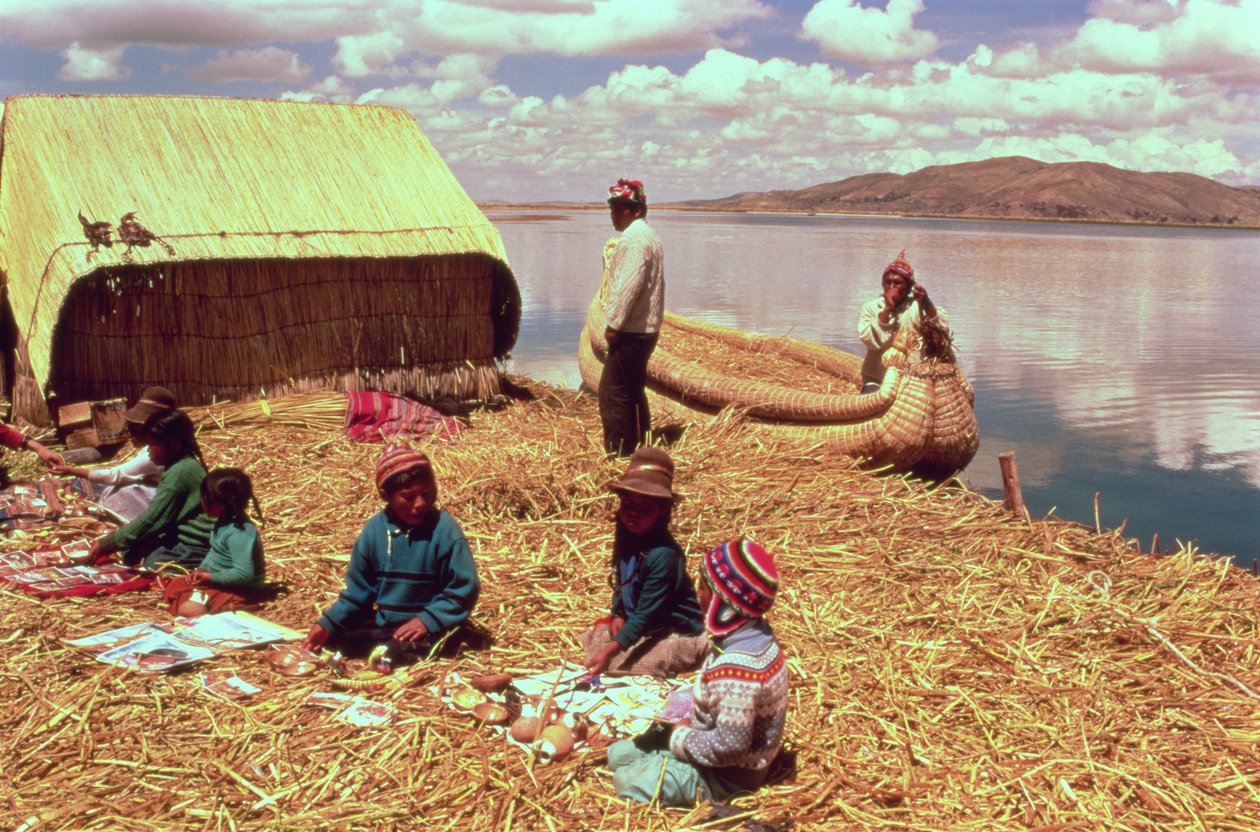 Uros-folkets flydende øer (foto) af Unbekannt