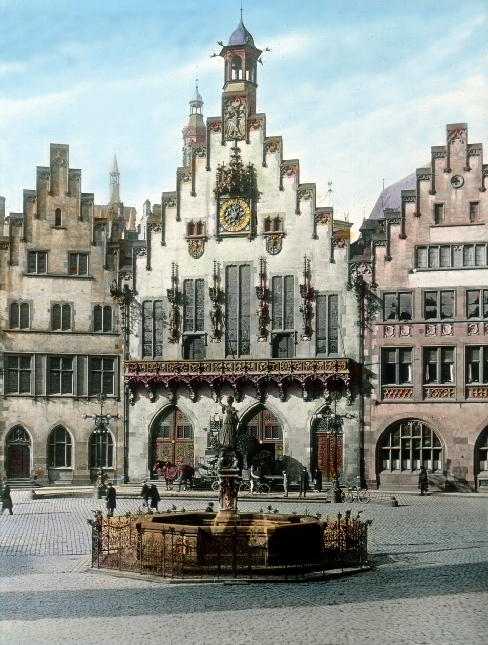 Frankfurts rådhus hedder Römer af Unbekannter Künstler
