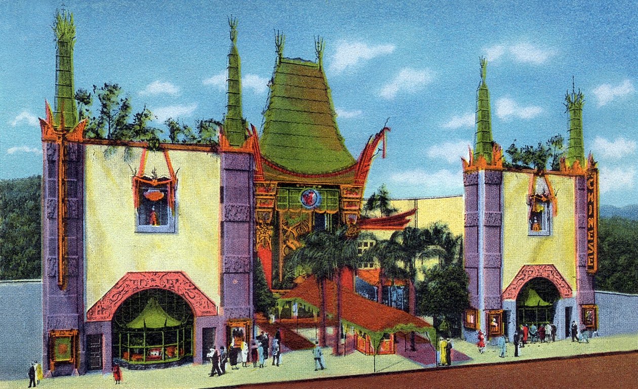 Graumans kinesiske teater i Hollywood af Unbekannter Künstler