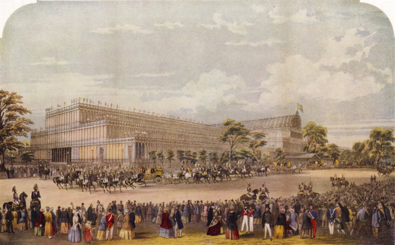 Den store udstilling i 1851, London (print) af Unbekannter Künstler