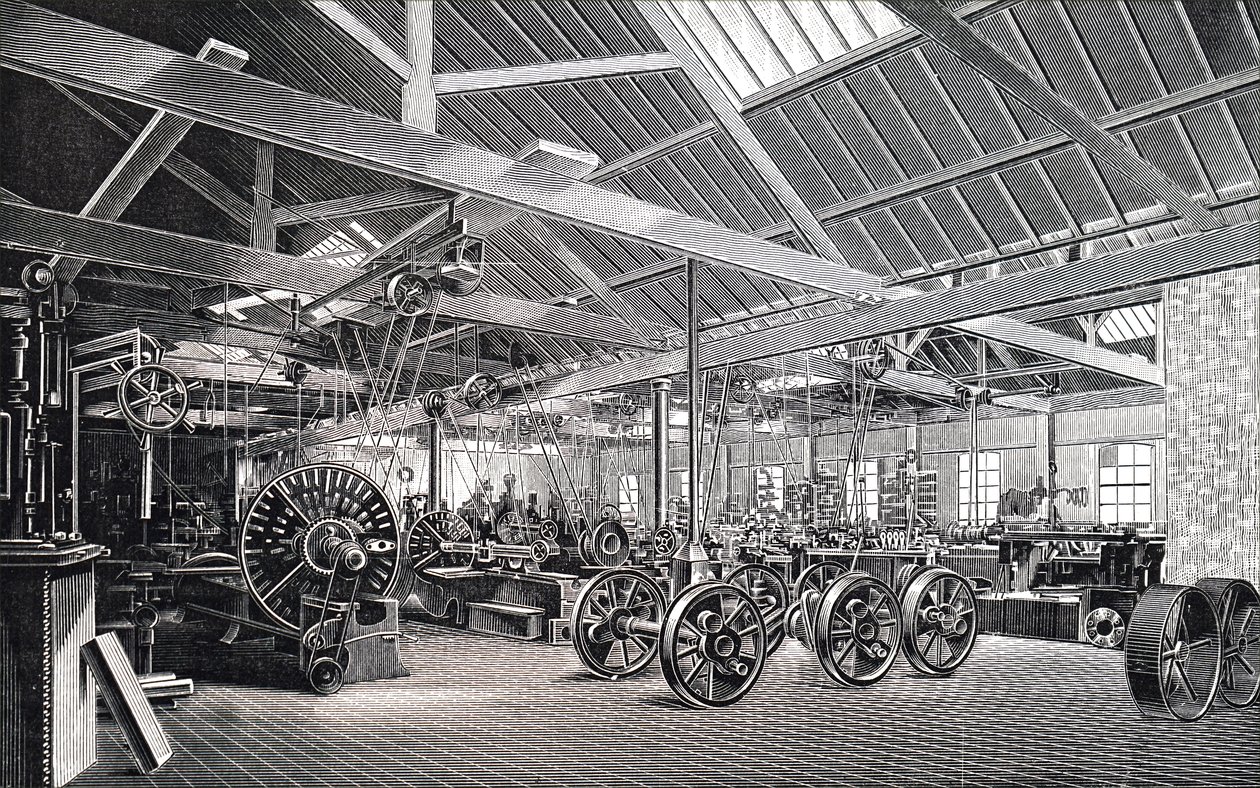Maskinhuset i Atlas Engine Works. af Unbekannt
