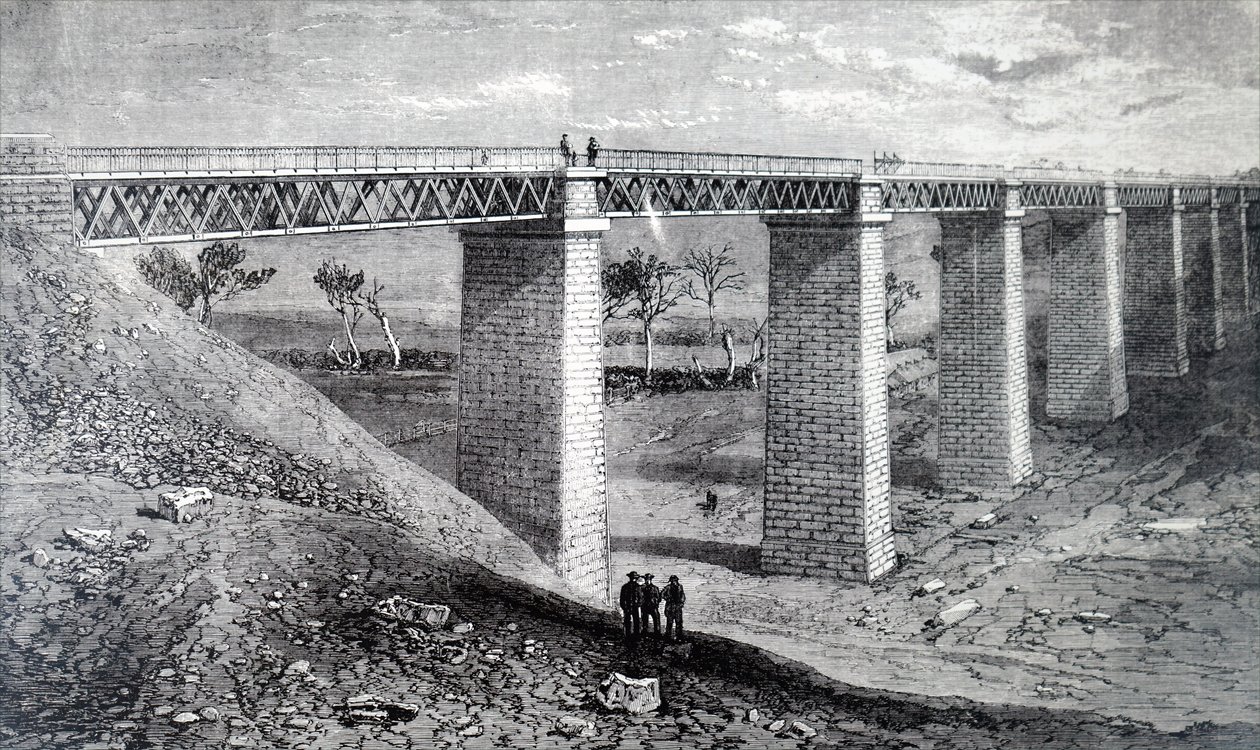 Moorabool-viadukten. af Unbekannt