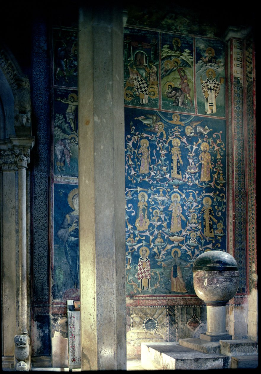 The Nemanjic Family Tree, færdiggjort 1335-48 (foto) af Unbekannt
